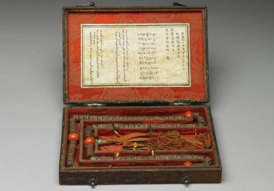 图片[3]-Bone prayer beads, presented by the Panchen Erdeni to the Qing court in 1780, Qing dynasty, 18th c., Tibetan work-China Archive